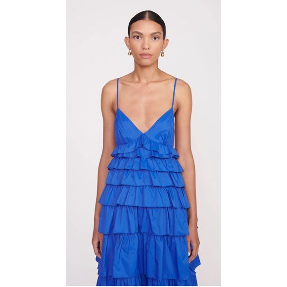 STAUD RYLIE DRESS LAPIS - Picture 3 of 12